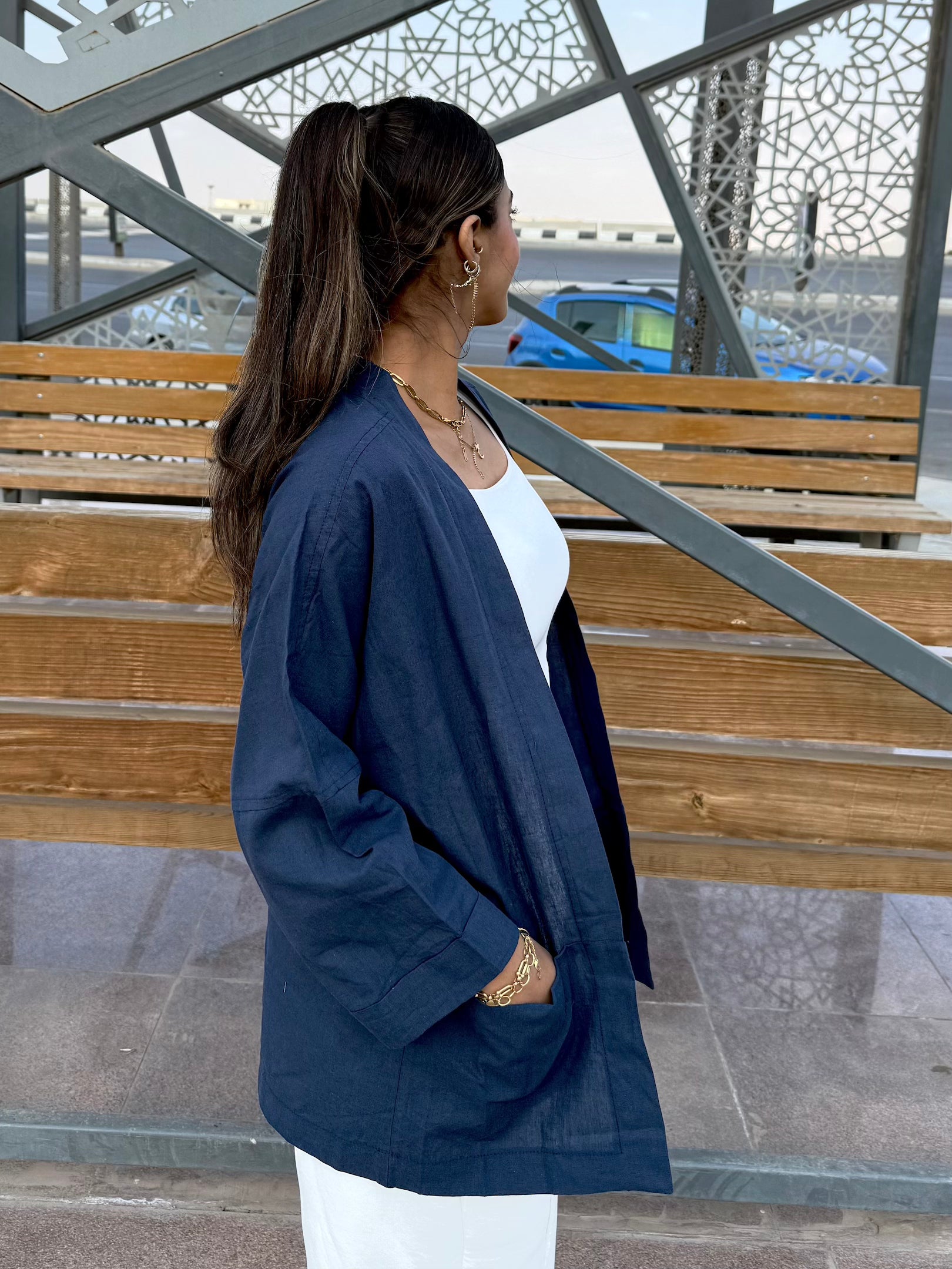 Image of Short Kimono – Lightweight Layer for Any Outfit